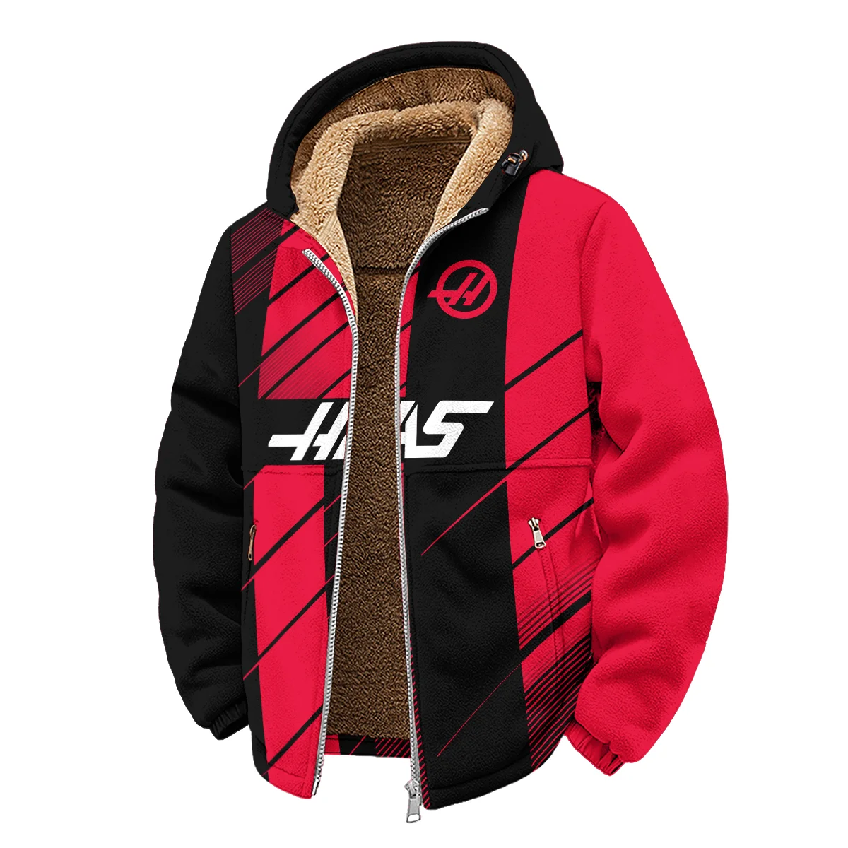 Haas F1 Teamwear Winter Fleece Jacket BLVA5326A2HAASWFJ - Image 2
