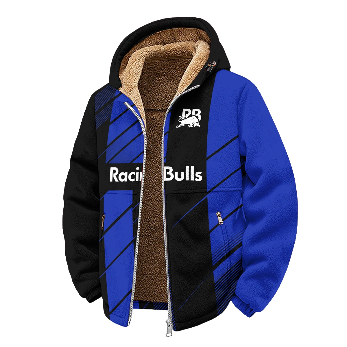 Racing Bulls F1 Teamwear Winter Fleece Jacket BLVA5326A2RCBWFJ - Image 2