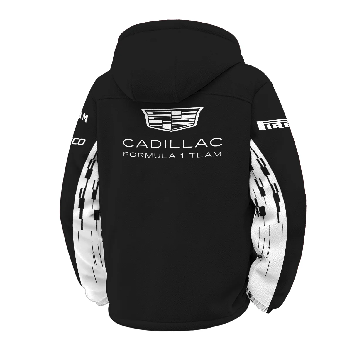 2026 Sergio Perez Cadillac F1 Team Apparel Winter Fleece Jacket BLVA9326SP3WFJ - Image 3