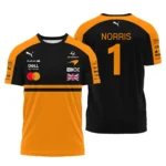 2026 Lando Norris McLaren F1 Teamwear T-Shirt BLNR26126A1TS - Orange