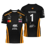 2026 Lando Norris McLaren F1 Teamwear T-Shirt BLNR26226A1TS - Orange - Formula Racing Apparel