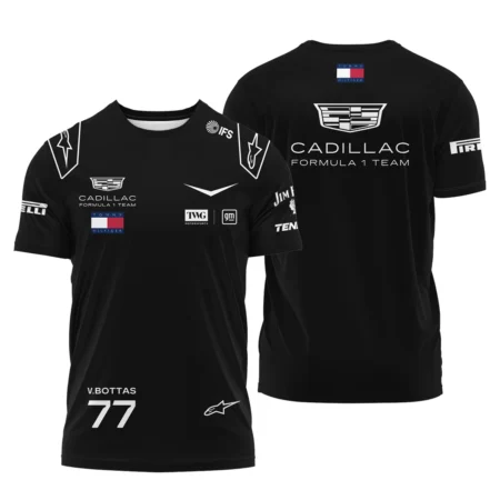 2026 Valtteri Bottas Cadillac F1 Team Apparel T-Shirt BLVA9326VB3TS
