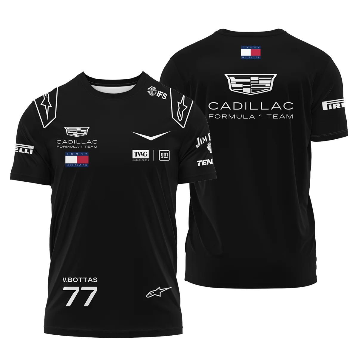 2026 Valtteri Bottas Cadillac F1 Team Apparel T-Shirt BLVA9326VB3TS
