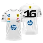 2026 Leclerc 16 Ferrari F1 Teamwear T-Shirt BLVAFRR2226A2TS