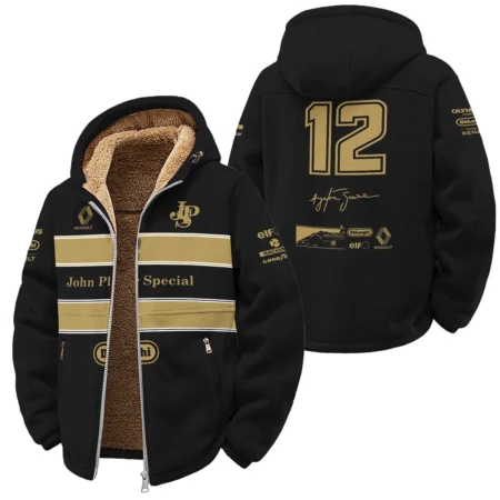 1985 Ayrton Senna John Player Special – Lotus Renault Winter Fleece Jacket BL3725A1WFJ - Formula Racing Apparel