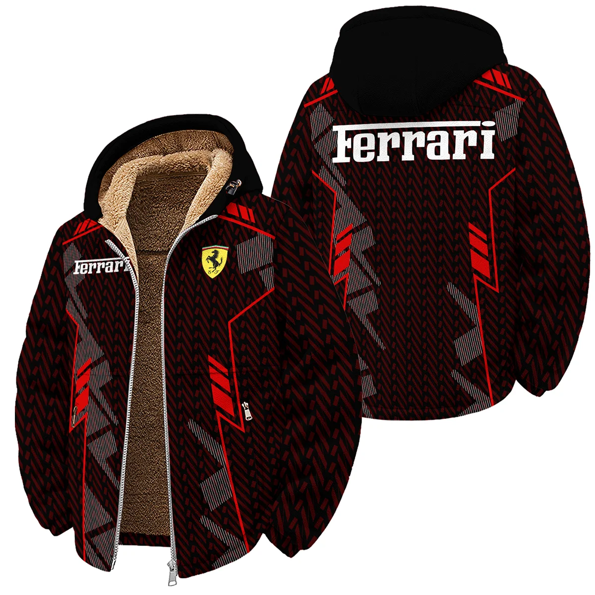 Ferrari F1 Teamwear Winter Fleece Jacket BLVA5326A1FRRWFJ