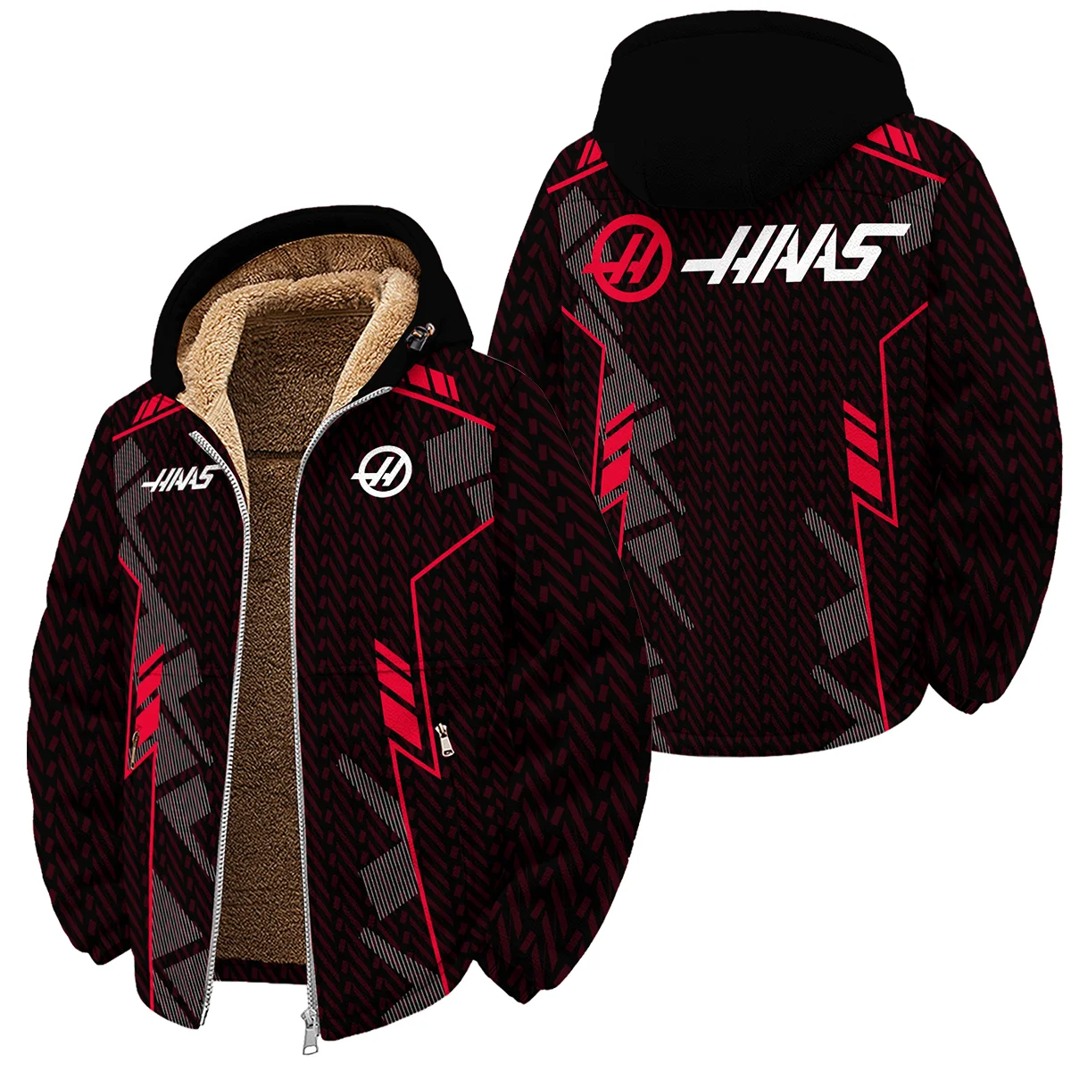Haas F1 Teamwear Winter Fleece Jacket BLVA5326A1HAASWFJ