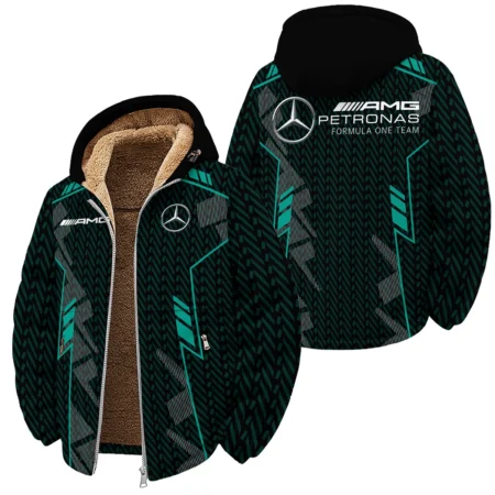 Mercedes F1 Teamwear Winter Fleece Jacket BLVA5326A1MERWFJ