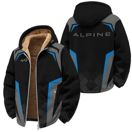 Alpine F1 Teamwear Winter Fleece Jacket BLVA5326A3ALPWFJ