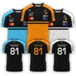 2/3 Pack 2026 Oscar Piastri McLaren F1 Teamwear T-Shirt BLOP4226PKTS