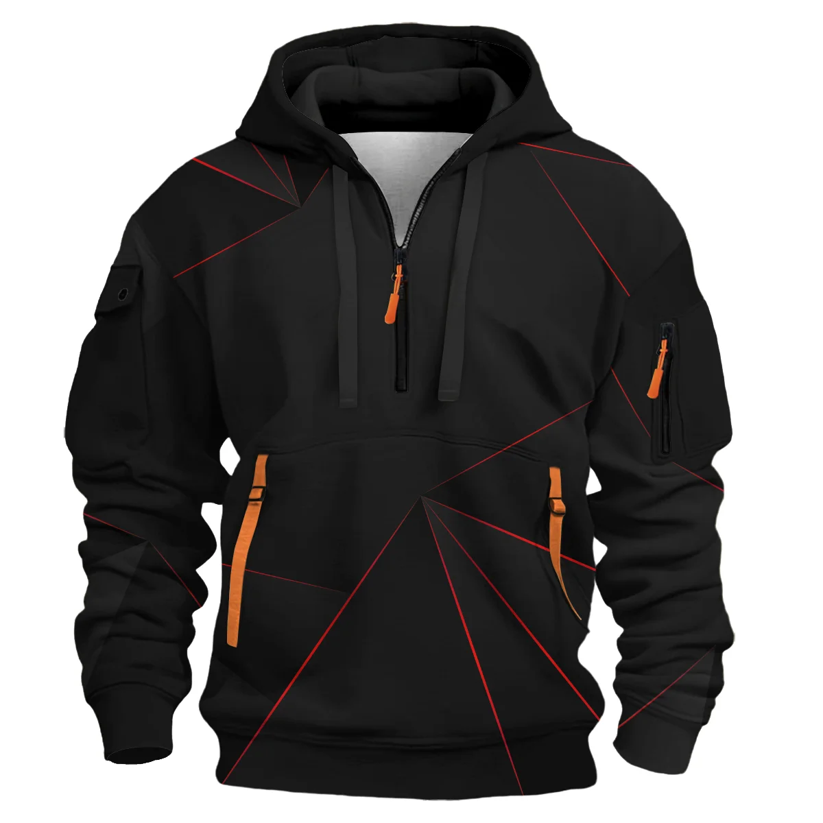 Audi F1 Teamwear Hoodie Half Zip BL8326A1AUDIHDF - Image 2