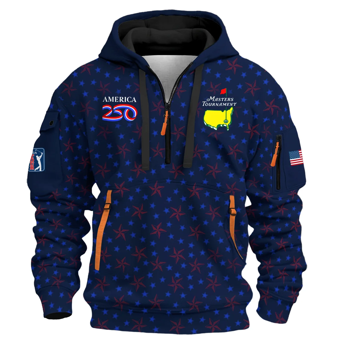 Masters Tournament x America250 Hoodie Half Zipper BLF4326A1HDF