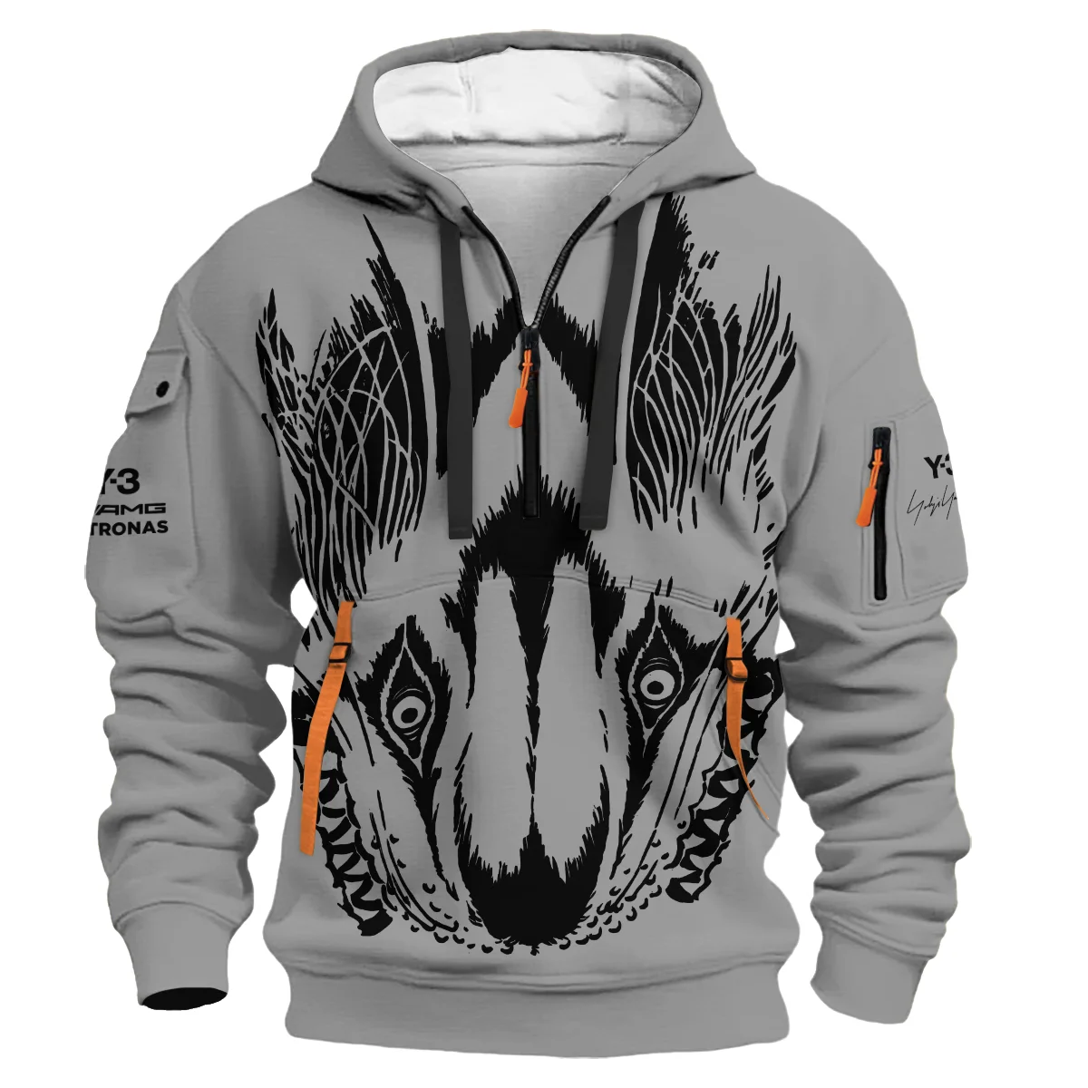 2026 Y-3 x Mercedes F1 - Hoodie Half Zip BLMER18326A4HDF - Image 2