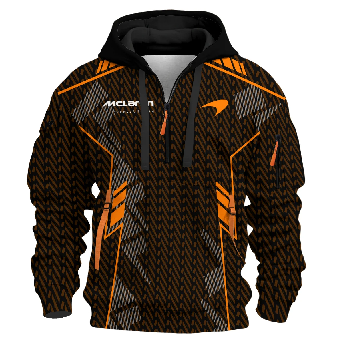 McLaren F1 Teamwear Hoodie Half Zip BLVA5326A1MCLHDF - Image 2
