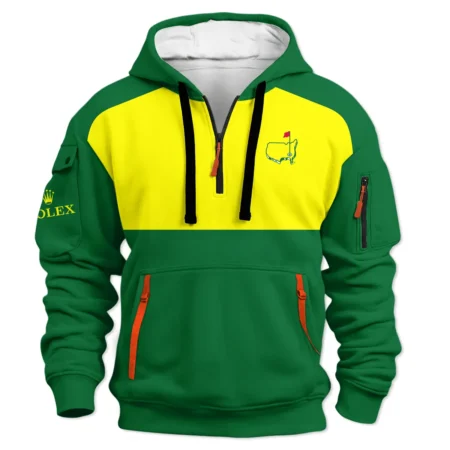 Rolex Masters Tournament Hoodie Half Zipper All Over Prints - Gift for Golf Fans QTMT250326A1ROXGR-HDF