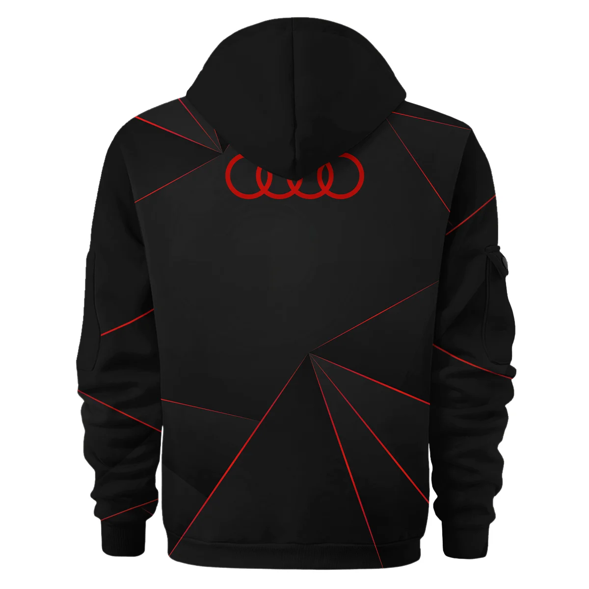 Audi F1 Teamwear Hoodie Half Zip BL8326A1AUDIHDF - Image 3