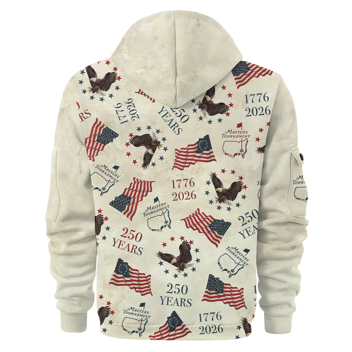 Masters Tournament 250 Years 1776-2026 Hoodie Half Zipper BLF4326A2HDF - Image 2