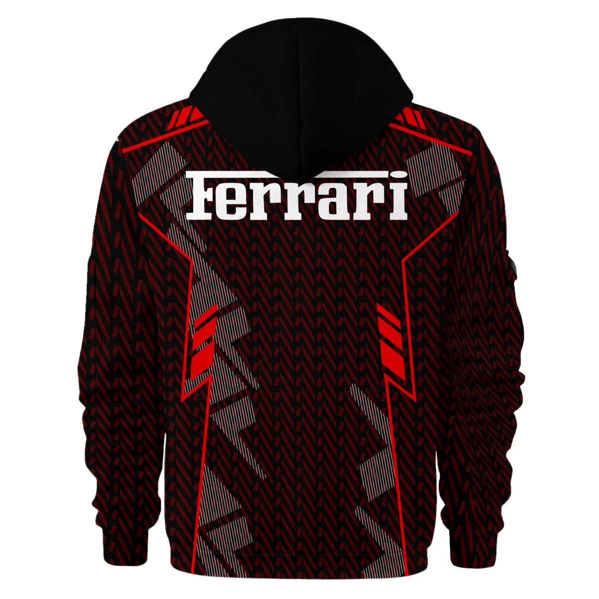 Ferrari F1 Teamwear Hoodie Half Zip BLVA5326A1FRRHDF - Image 3