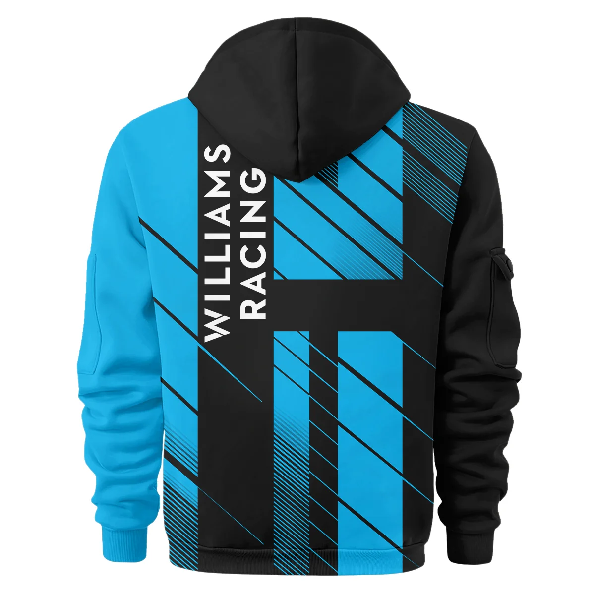 Williams F1 Teamwear Hoodie Half Zip BLVA5326A2WILHDF - Image 3