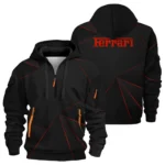 Ferrari F1 Teamwear Hoodie Half Zip BL8326A1FRRHDF