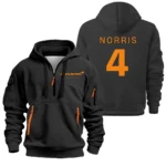 Lando Norris McLaren F1 Logo Hoodie Half Zip BLF1270325A2MCLHDF