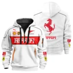 Scuderia Ferrari Racing F1 Logo Hoodie Half Zip BLF1R21325A3HZ