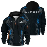 Alpine F1 Teamwear Hoodie Half Zip BLVA5326A1ALPHDF