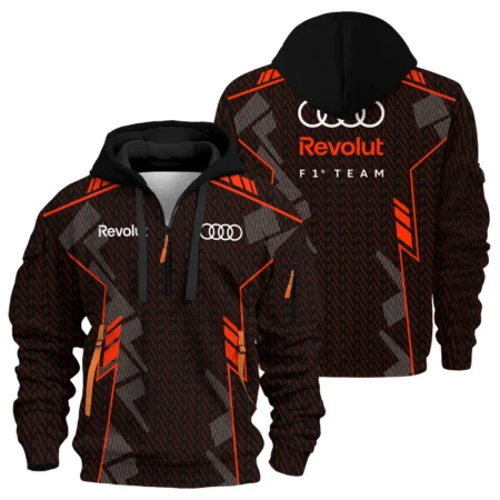 Audi F1 Teamwear Hoodie Half Zip BLVA5326A1AUDIHDF