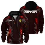 Ferrari F1 Teamwear Hoodie Half Zip BLVA5326A1FRRHDF