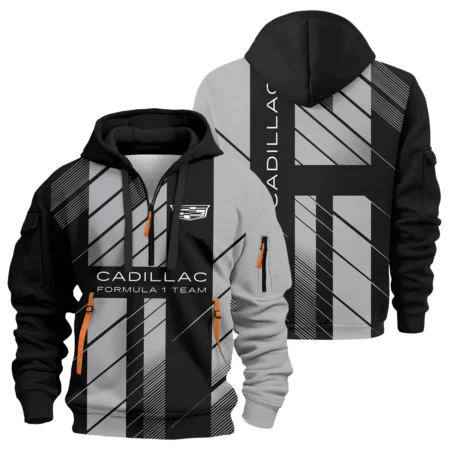 Cadillac F1 Teamwear Hoodie Half Zip BLVA5326A2CADHDF