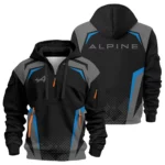 Alpine F1 Teamwear Hoodie Half Zip BLVA5326A3ALPHDF