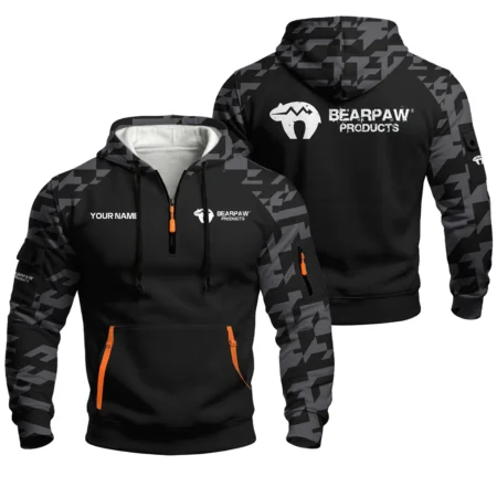 Bearpaw Products Hoodie Half Zipper Designed for True Fans QTAR070225A2BPP