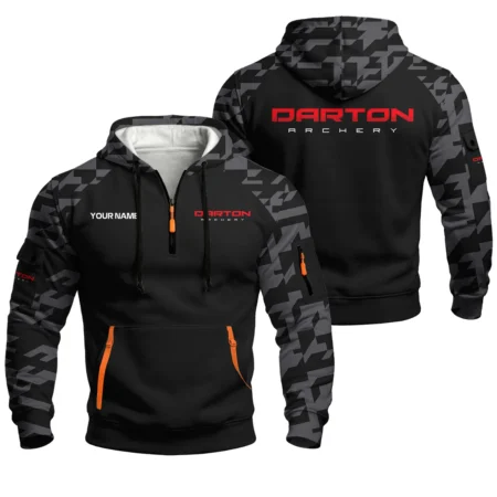 Darton Archery Hoodie Half Zipper Designed for True Fans QTAR070225A2DAR