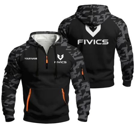 Fivics Archery Hoodie Half Zipper Designed for True Fans QTAR070225A2FIV