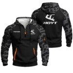 Hoyt Archery Hoodie Half Zipper Designed for True Fans QTAR070225A2HYA