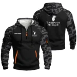 Trophy Ridge Hoodie Half Zipper Designed for True Fans QTAR070225A2SPT