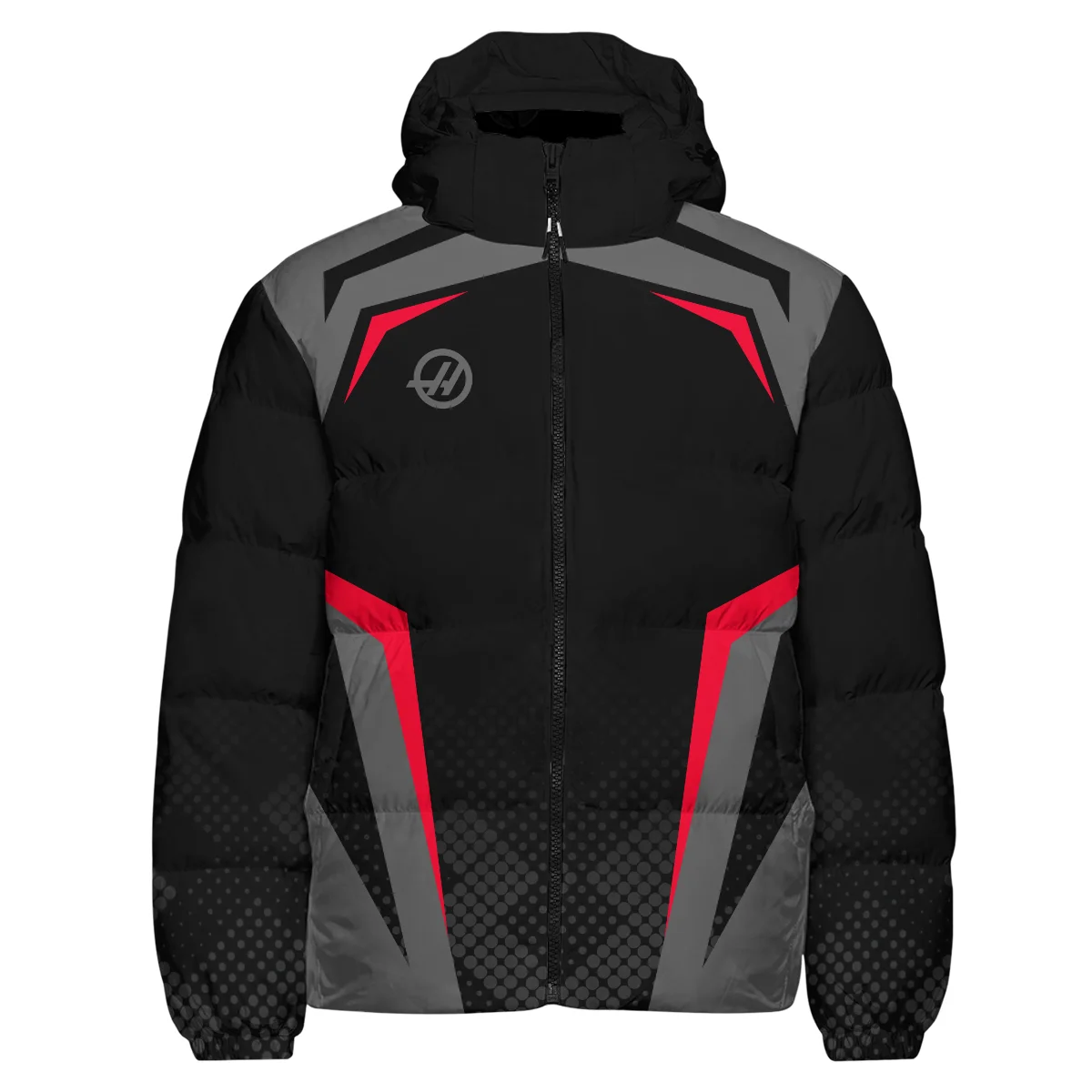 Haas F1 Teamwear Down & Puffer Jackets BLVA5326A3HAASHCJ - Image 2