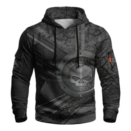Harley-Davidson Motorcycle Iron Skull Cargo Hoodie All Over Prints Gift Fan Love QTVAHL250226A12-LGE