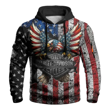 Harley-Davidson Motorcycle American Spirit Cargo Hoodie All Over Prints Gift Fan Love QTVAHL250226A13-LGE