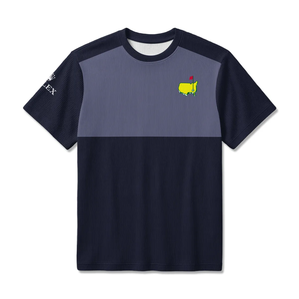 Rolex Masters Tournament Unisex Classic Logo Ribbed T-Shirt All Over Prints - Gift for Golf Fans QTMT250326A1ROXNV-RTS