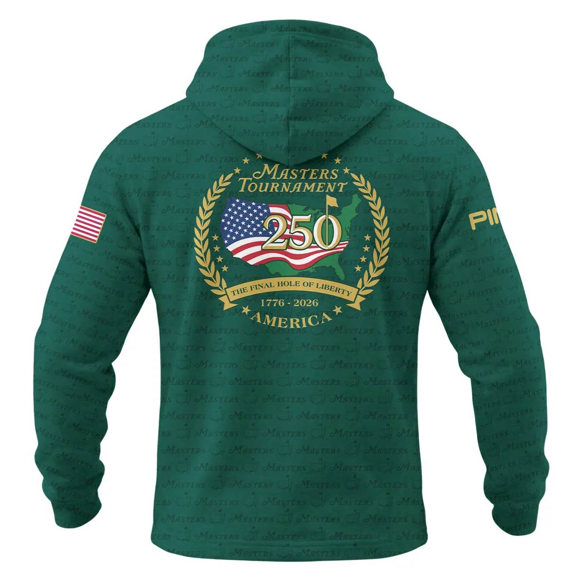 Ping Masters Tournament America 250 Anniversary 1/4 Zipper Hoodie QTMT040325A1PI-1/4HD - Image 2