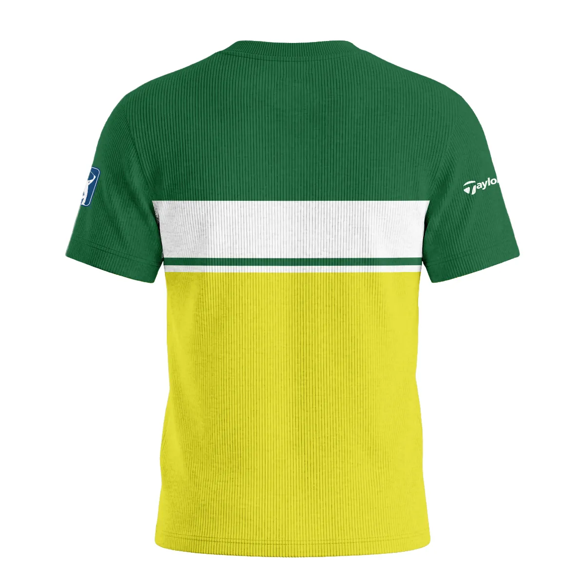 TaylorMade Masters Tournament Unisex Classic Logo Ribbed T-Shirt QTMT100325A1TM-RTS - Image 2