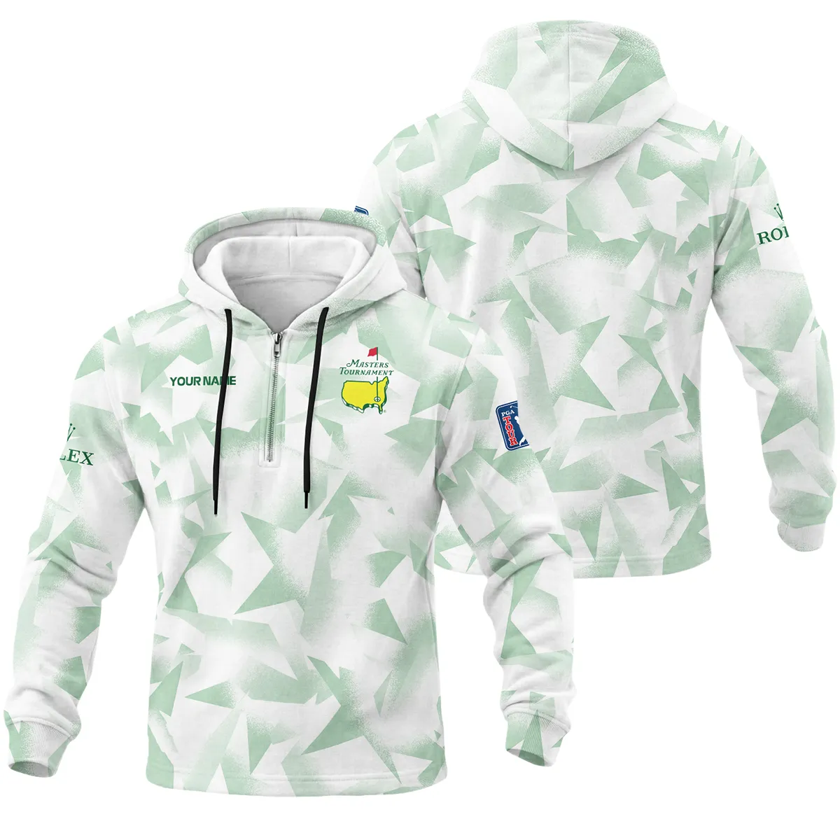 Rolex Masters Tournament 1/4 Zipper Hoodie All Over Prints QTMT030225A3ROX-1/4HD - Image 3