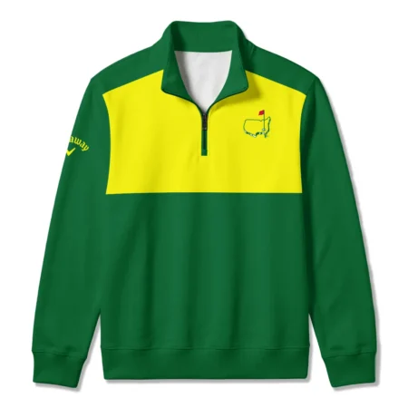 Callaway Masters Tournament Quarter Zip Sweatshirt All Over Prints - Gift for Golf Fans QTMT250326A1CLWGR-QTZ