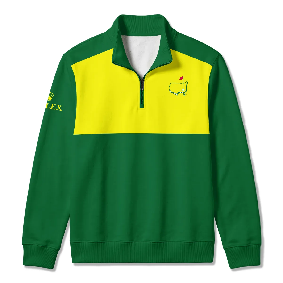 Rolex Masters Tournament Quarter Zip Sweatshirt All Over Prints - Gift for Golf Fans QTMT250326A1ROXGR-QTZ