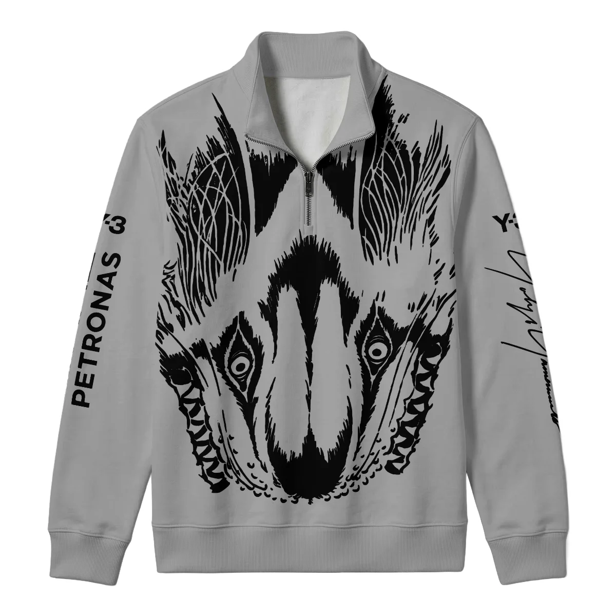 2026 Y-3 x Mercedes F1 - Quarter Zip Sweatshirt BLMER18326A4QZS - Image 2