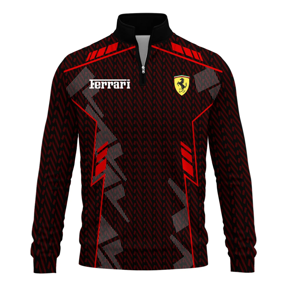Ferrari F1 Teamwear Quarter Zip Sweatshirt BLVA5326A1FRRQZS - Image 2