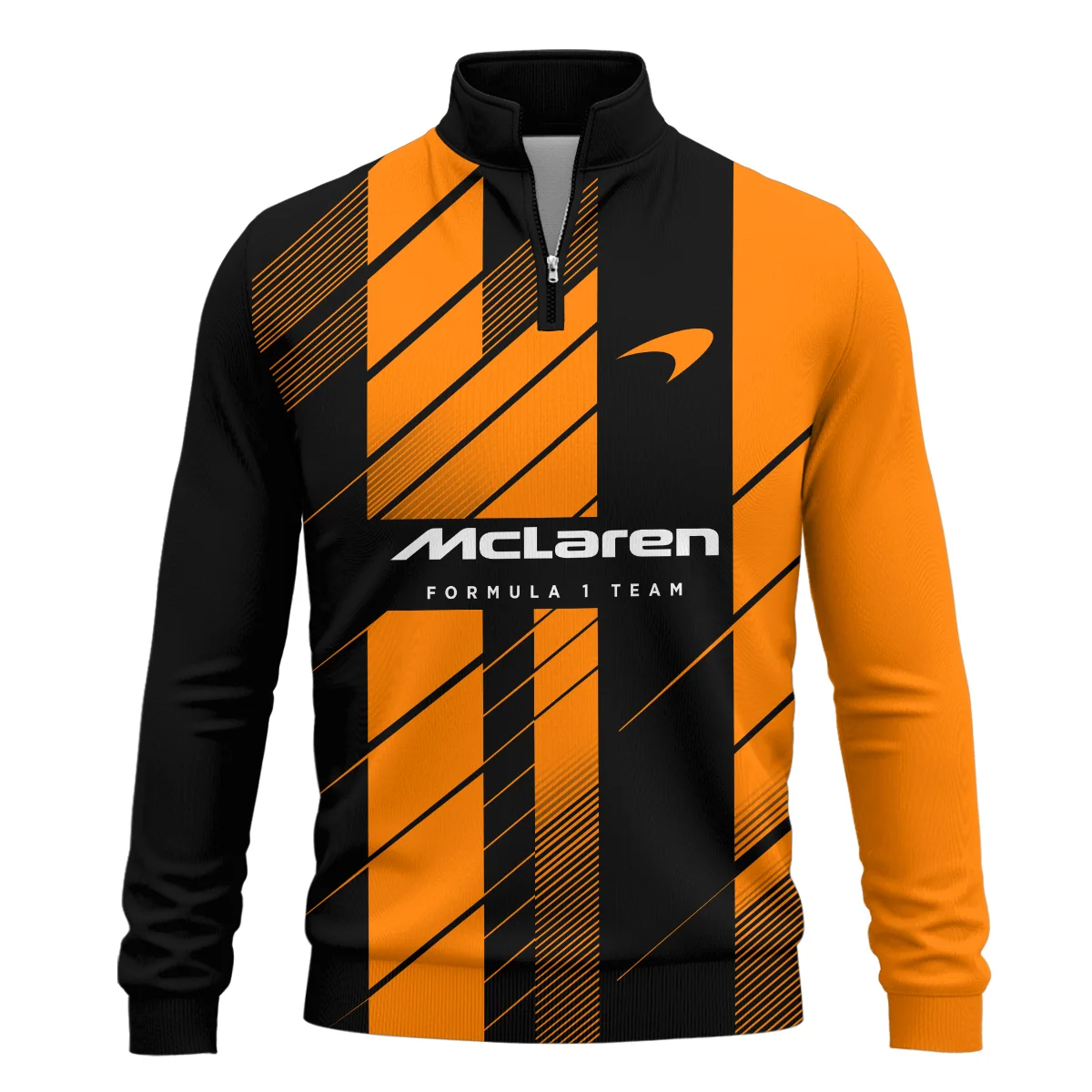 McLaren F1 Teamwear Quarter Zip Sweatshirt BLVA5326A2MCLQZS - Image 2