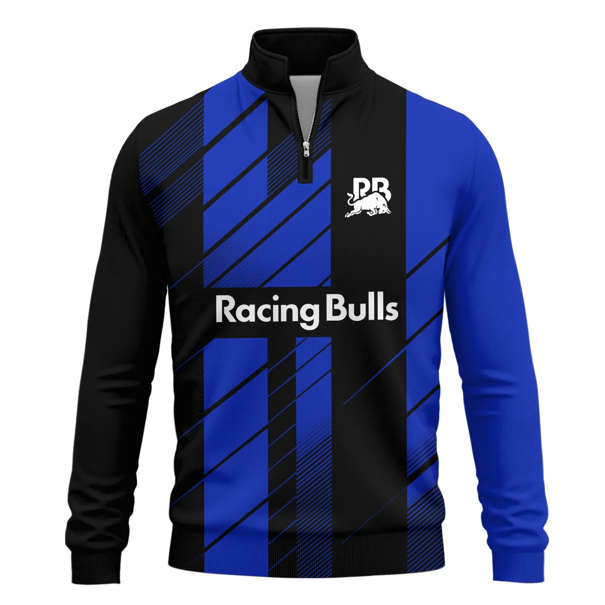 Racing Bulls F1 Teamwear Quarter Zip Sweatshirt BLVA5326A2RCBQZS - Image 2
