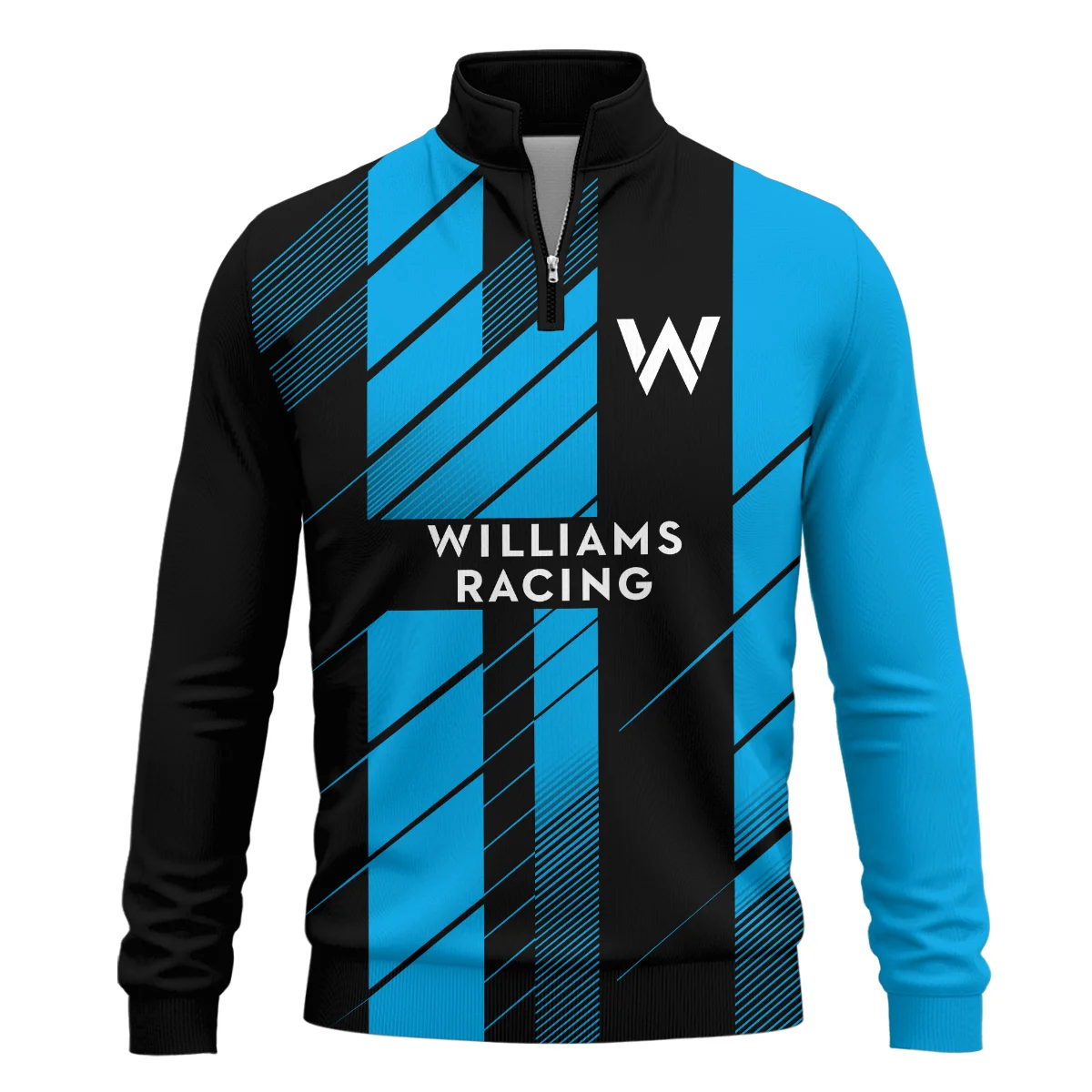 Williams F1 Teamwear Quarter Zip Sweatshirt BLVA5326A2WILQZS - Pit Lane Clothing - Image 2